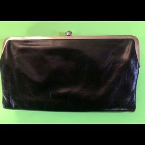 Hobo Lauren Leather double frame wallet